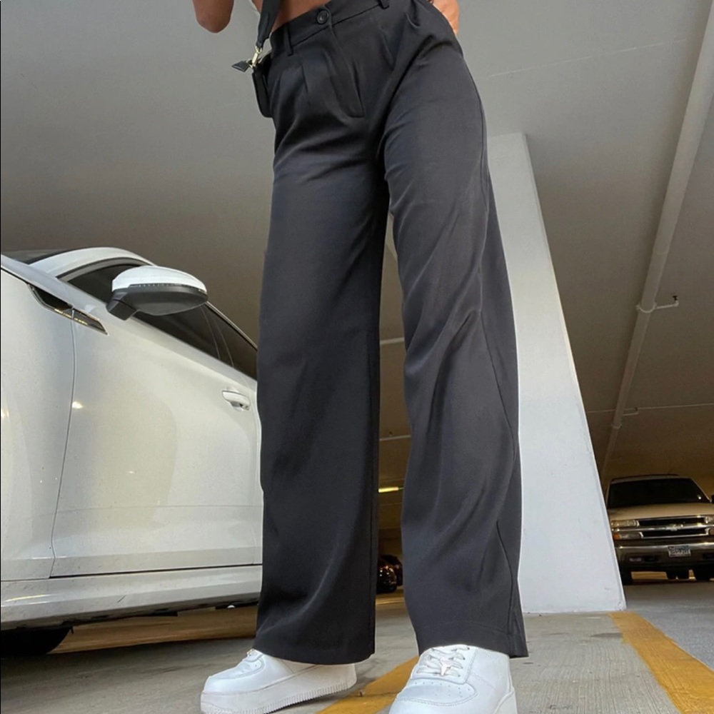 Princess Polly Archer Black Pants